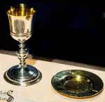 Chalice and Paten Blessed by Pope Pius VII and Paul VI