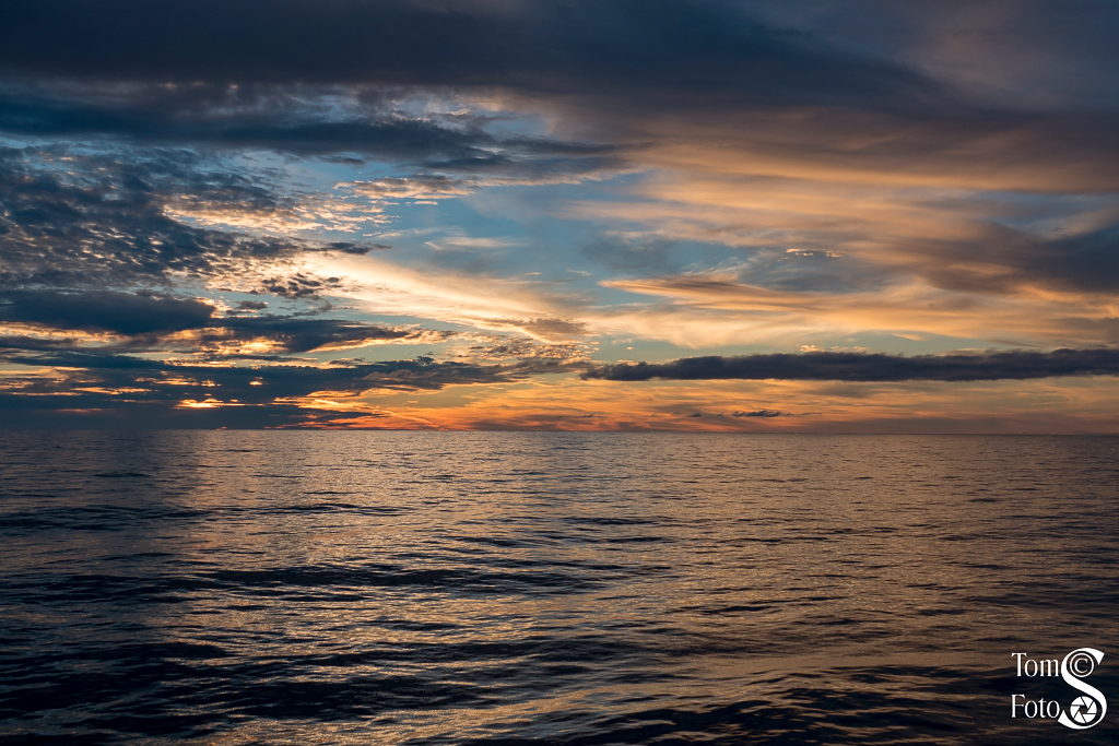 Burnie Sunset at Sea
